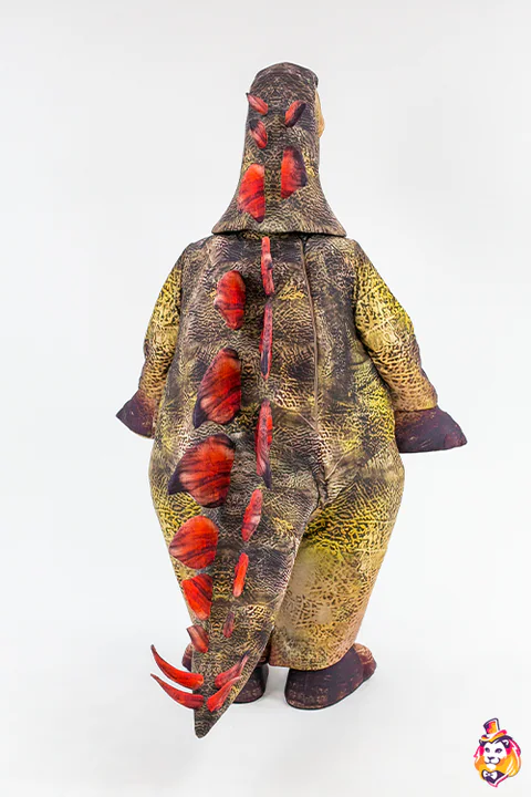 Mascottepak Stegosaurus – achteraanzicht