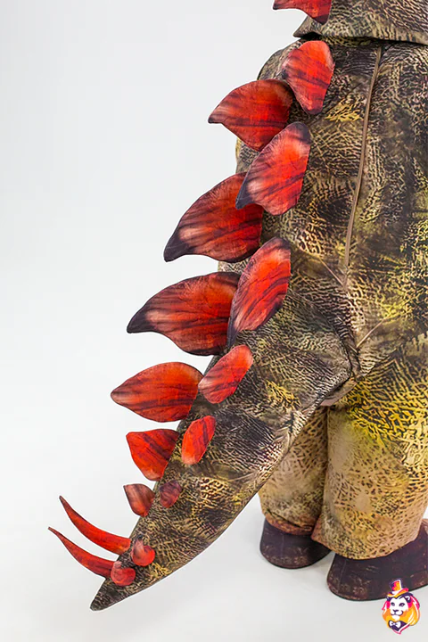 Mascottepak Stegosaurus – detail
