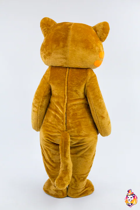 Cat Whiskers mascot costume — back view