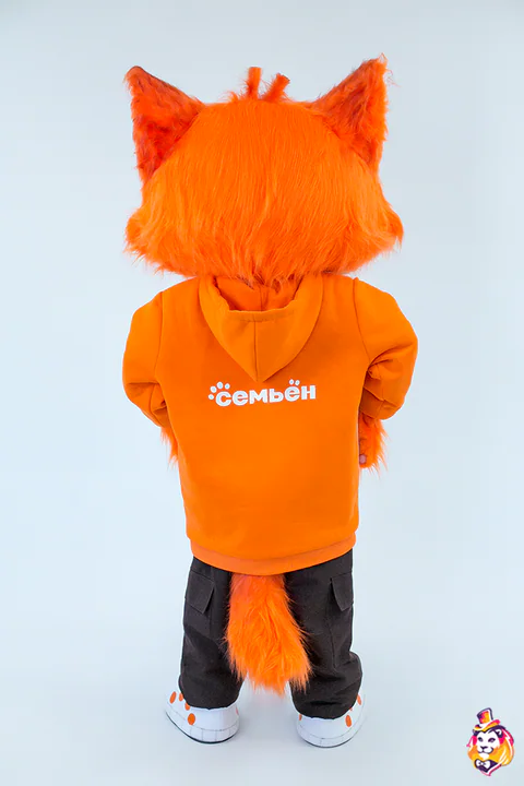 Mascottepak Kater Simon – achteraanzicht