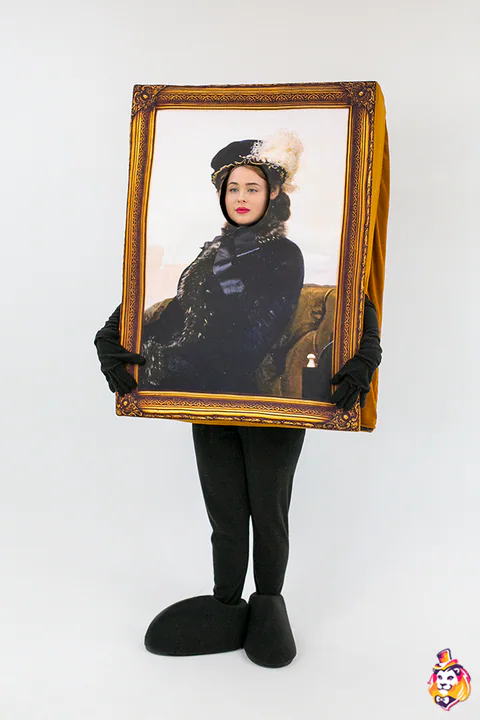 Quadro – costume per animatori, vista frontale
