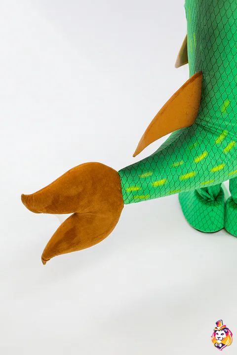Hecht – Maskottchen-Kostüm, Detail