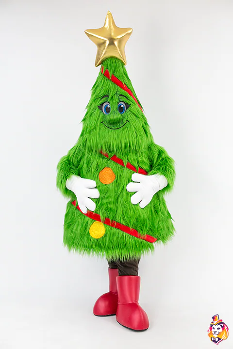 Christmas Tree Girl Mascot Costume