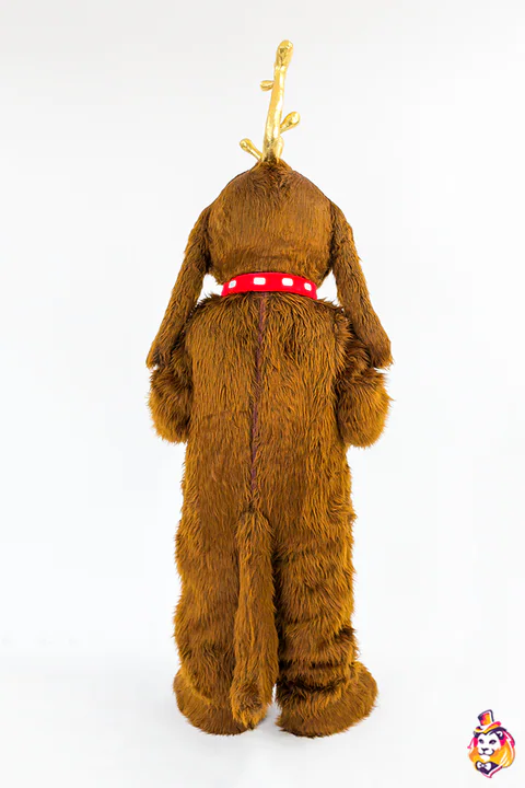 Mascottepak Kersthond – achteraanzicht