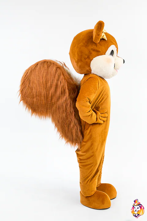 Squirrel Girl mascot costume — side view