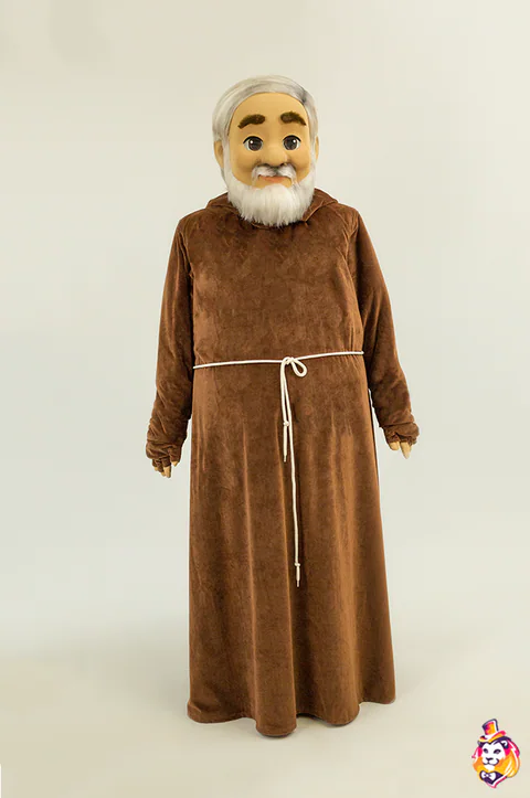 Monk Mascot Costume