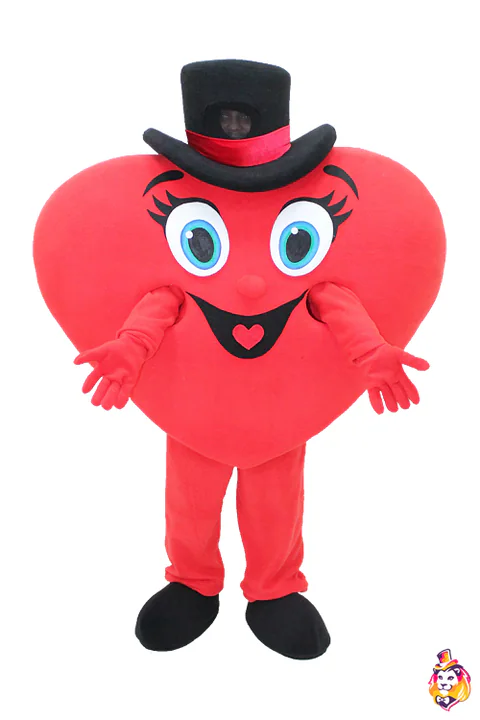Mascottepak Hart met hoed