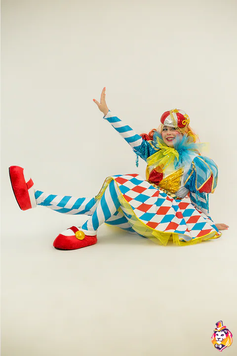 Costume d’animateur Clownette à losanges — photo 4