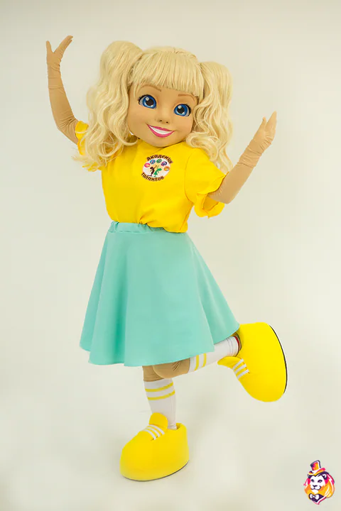 Talented Girl Mascot Costume