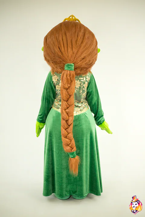 Princess Philicia mascot costume — back view