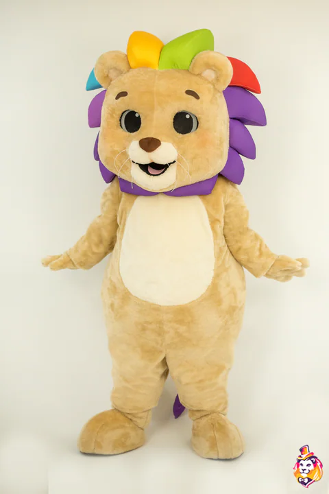Mascottepak Leeuw Regenboog