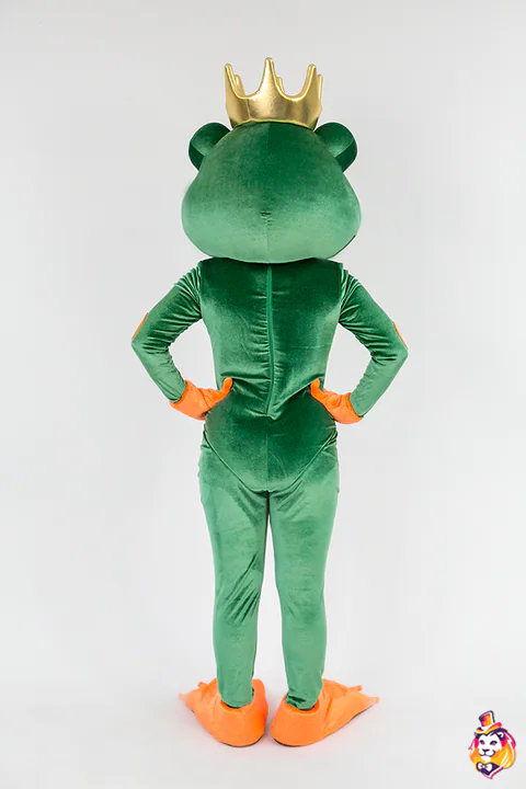 Frog Princess mascot costume — back view