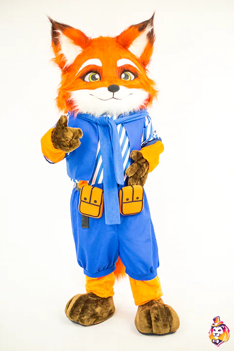 Mascottepak Padvindersvos – vooraanzicht
