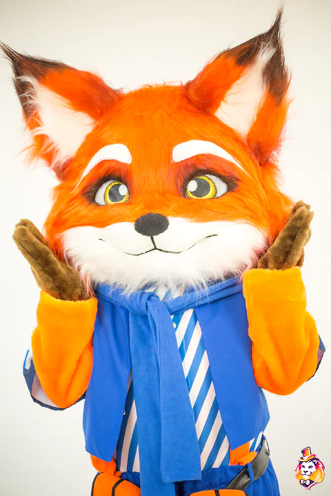 Mascottepak Padvindersvos – detail