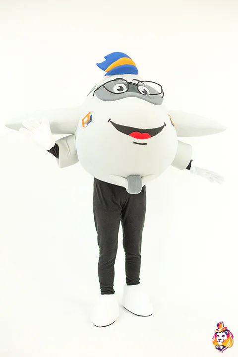 Airplane Skyty Mascot Costume