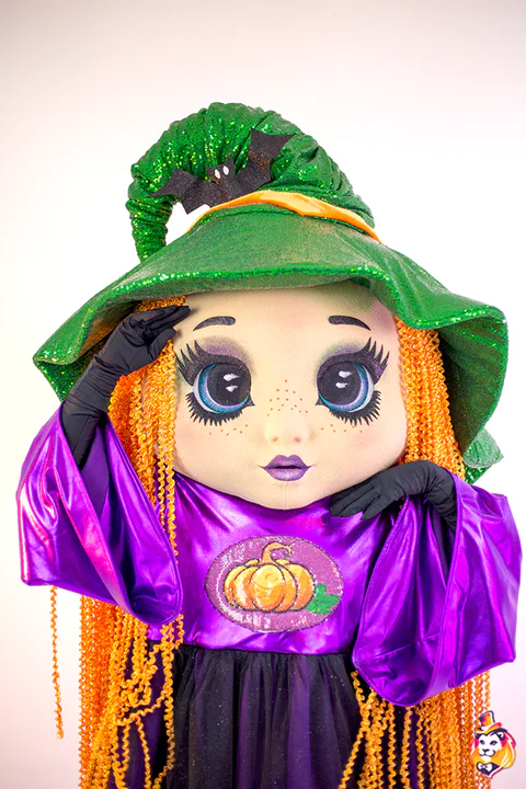 Kostým maskota Čarodějnice Lili – detail
