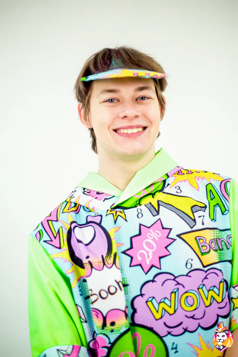 Costum de animator Băiatul Wow – detaliu