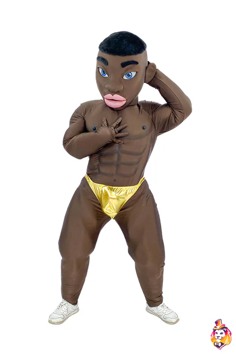 Mascottepak Afrikaanse stripper