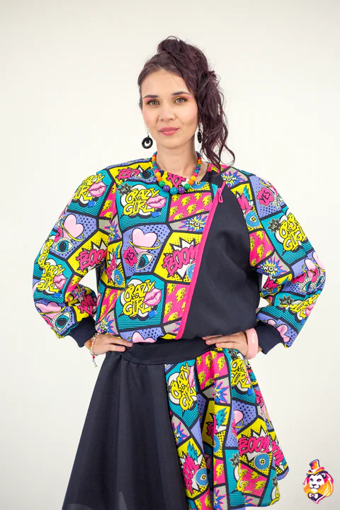Kostým pro animátory Lady Bum – detail