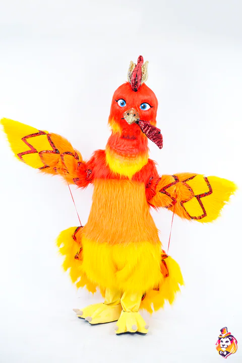 Pájaro de fuego maravilloso – traje de mascota