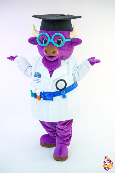 Bison Mascot Costume