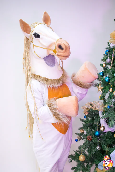 Horse Vanilla mascot costume — photo 4