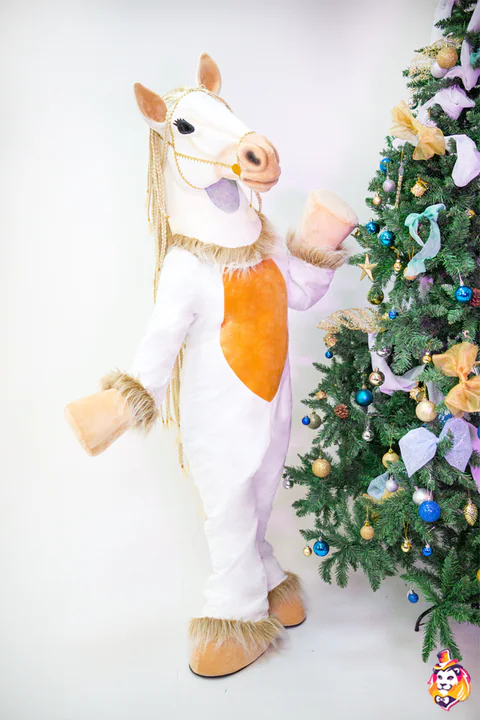 Horse Vanilla mascot costume — photo 5