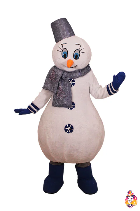 Cutie Snowman Mascot Costume