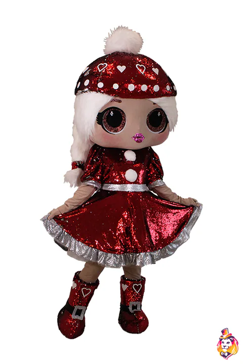 Mascottepak Kerstmanpop