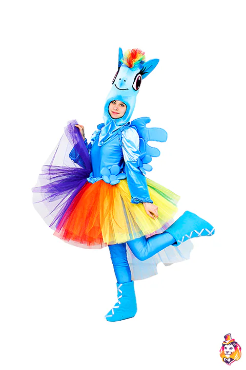 Rainbow Winged Pony entertainer costume — photo 4