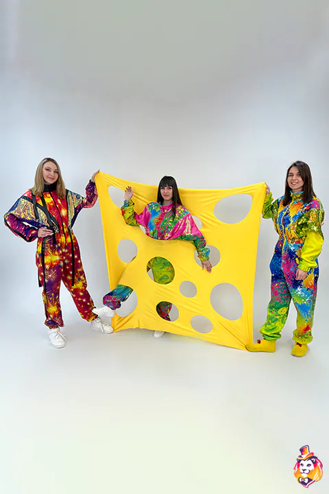 Yellow Cheese Party Prop