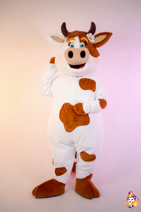 Mascottepak Koe met bruine vlekken