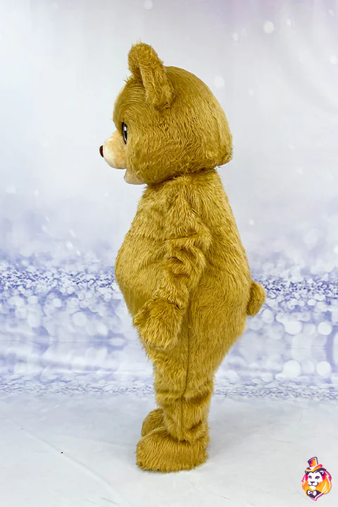 Bear Serge mascot costume — side view
