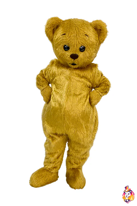 Mascottepak Gouden teddybeer