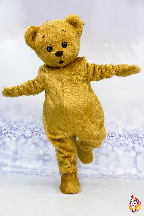 Mascottepak Gouden teddybeer – foto 5