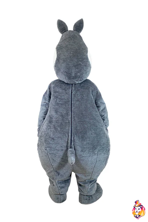Mascottepak Nijlpaard – achteraanzicht