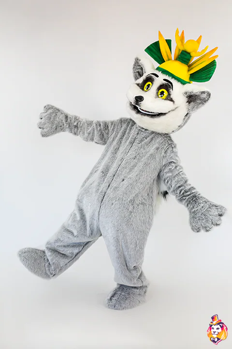 Mascottepak Feestmaki met bladerkroon