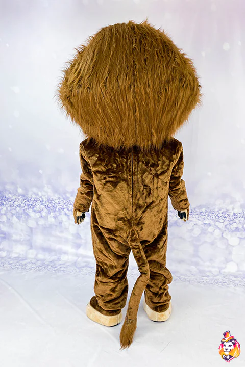 Mascottepak Leeuw Mike – achteraanzicht