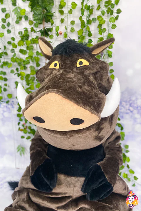 Mascottepak Wrattenzwijn – detail