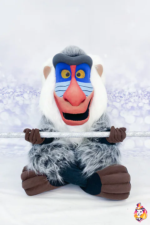 Weiser alter Mandrill – Maskottchen-Kostüm, Detail