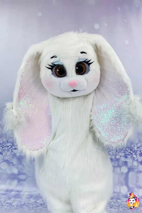 Mascottepak Konijn Coquette – detail