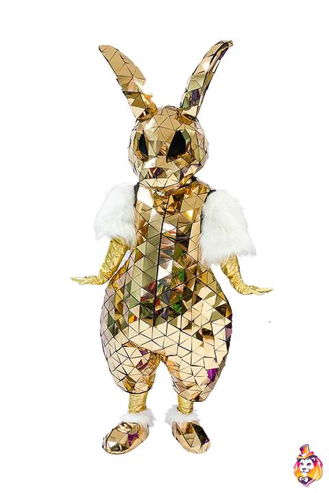 Mascottepak Gouden discokonijn