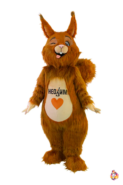Mascottepak Gekke eekhoorn