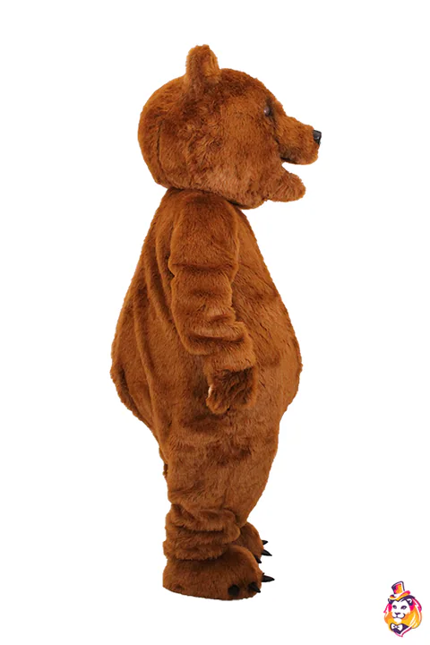 Mascottepak Bosbeer – zijaanzicht