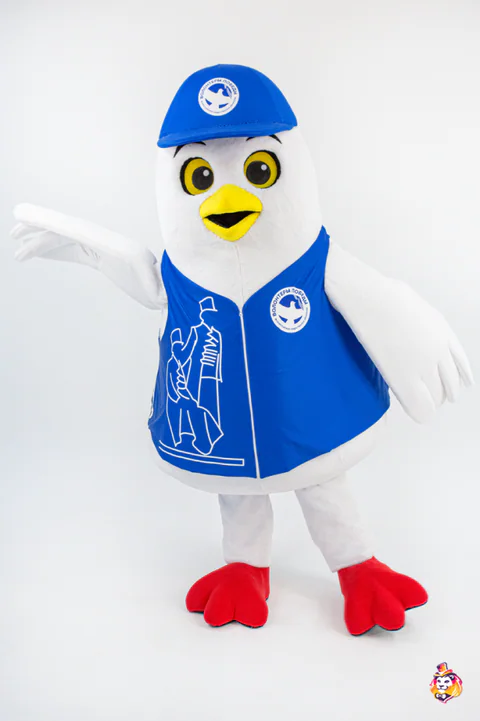 Weiße Taube – Maskottchen-Kostüm