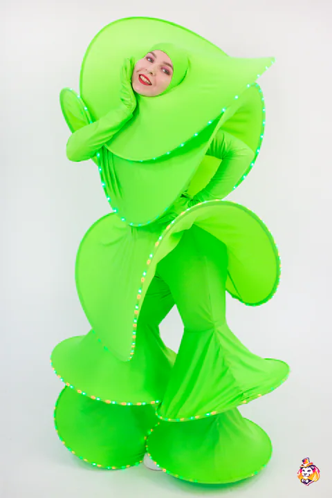 Costume d’animateur Vert néon — photo 5
