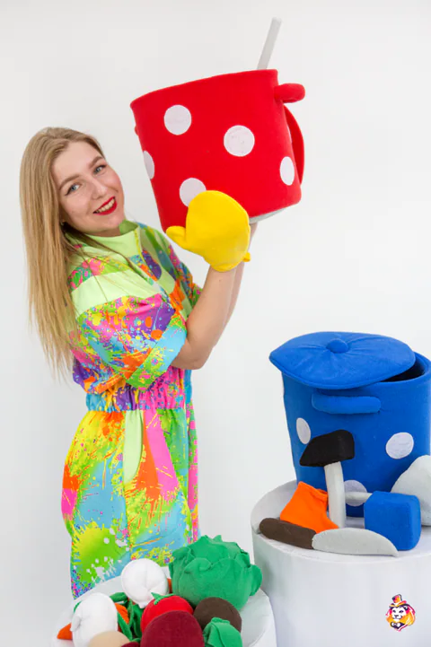 Pots of Vegetables Party Prop