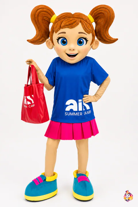 Mascottepak Zomerkampmeisje