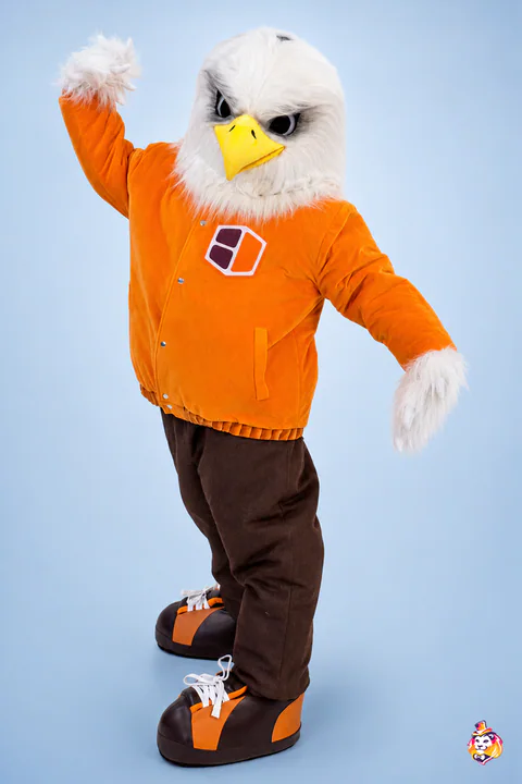 Eagle Edward mascot costume — photo 3