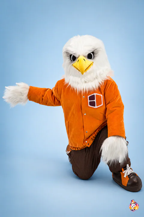 Eagle Edward mascot costume — photo 4